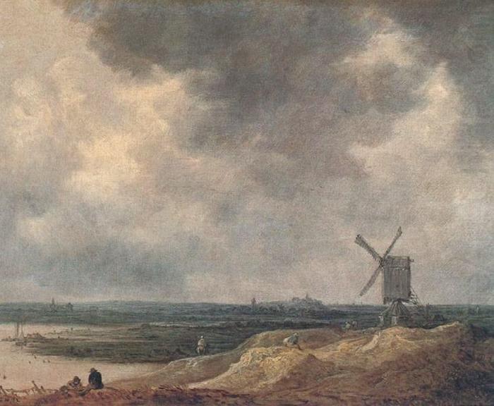 Jan van  Goyen Windmill china oil painting image